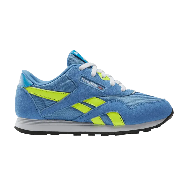 Кроссовки Reebok Classic Nylon Little Kid 'Essential Blue Solar Acid Yellow', синий
Кроссовки Reebok Classic Nylon Little Kid 'Essential Blue Solar Acid Yellow', синий