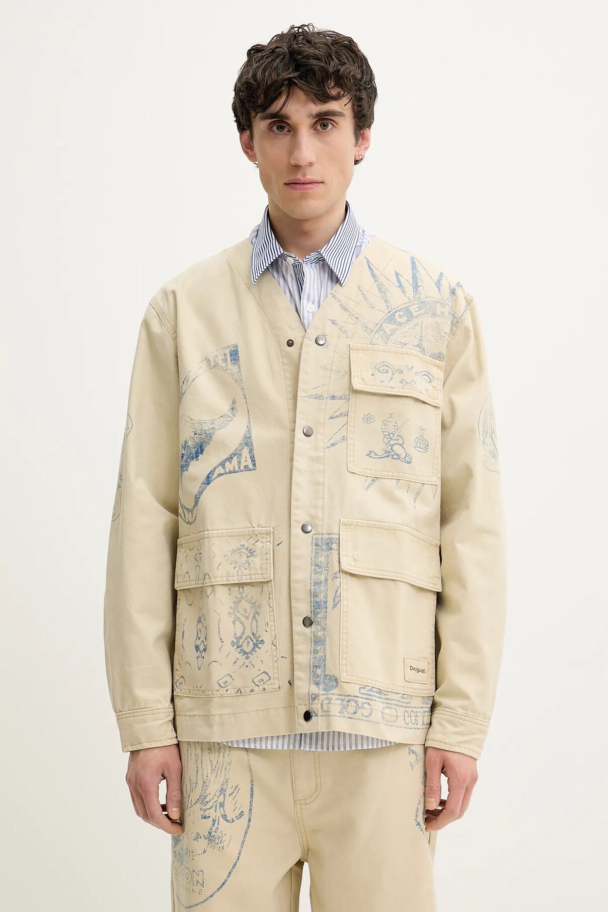 Джинсовая куртка KENIA Desigual, бежевый
Джинсовая куртка KENIA Desigual, бежевый