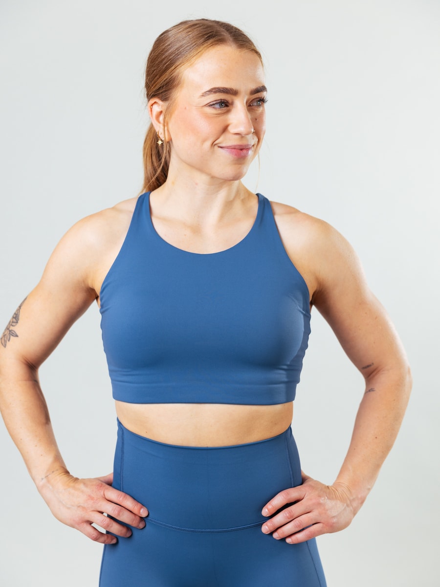 Спортивный бюстгальтер с высоким воротом Lifters Race Grape, Royal Blue
Спортивный бюстгальтер с высоким воротом Lifters Race Grape, Royal Blue