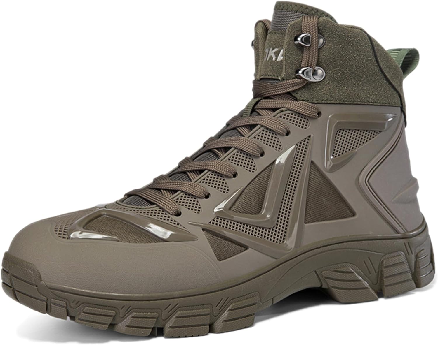 Мужские водонепроницаемые походные ботинки на шнуровке, дышащая сетка, удобные высокие, противоскользящие ботинки до щиколотки, легкие армейские тактические боевые ботинки Adkgbe, зеленый
Мужские водонепроницаемые походные ботинки на шнуровке, дышащая сетка, удобные высокие, противоскользящие ботинки до щиколотки, легкие армейские тактические боевые ботинки Adkgbe, зеленый