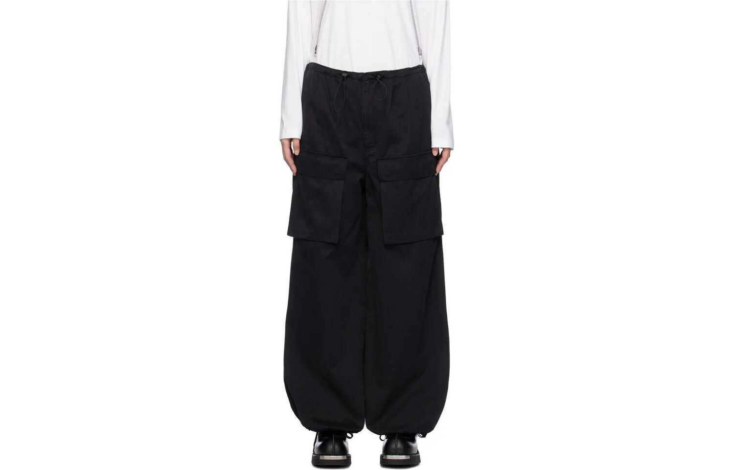 Повседневные брюки женские черные Mm6 Maison Margiela
Повседневные брюки женские черные Mm6 Maison Margiela