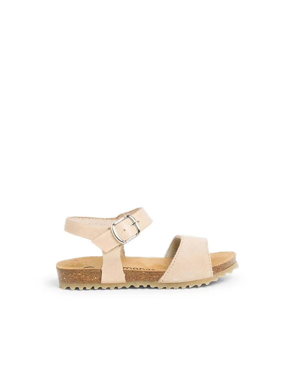 Открытые босоножки для девочек из кожи наппа и замши Pisamonas, бежевый
Открытые босоножки для девочек из кожи наппа и замши Pisamonas, бежевый