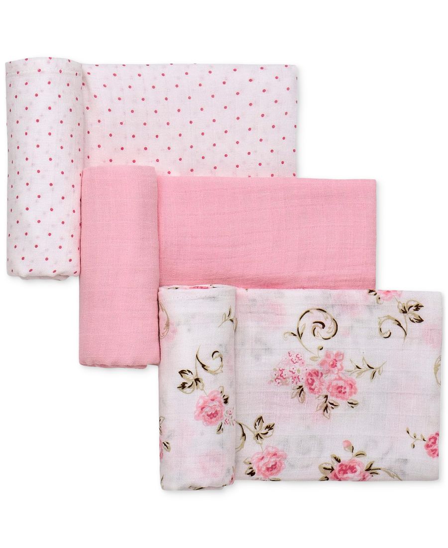 Комплект из 3 муслиновых одеял в винтажном розовом стиле для девочек Little Me, Pink
Комплект из 3 муслиновых одеял в винтажном розовом стиле для девочек Little Me, Pink