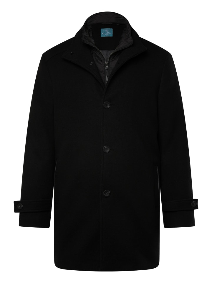 Короткое пальто черного цвета Boston Park
Короткое пальто черного цвета Boston Park