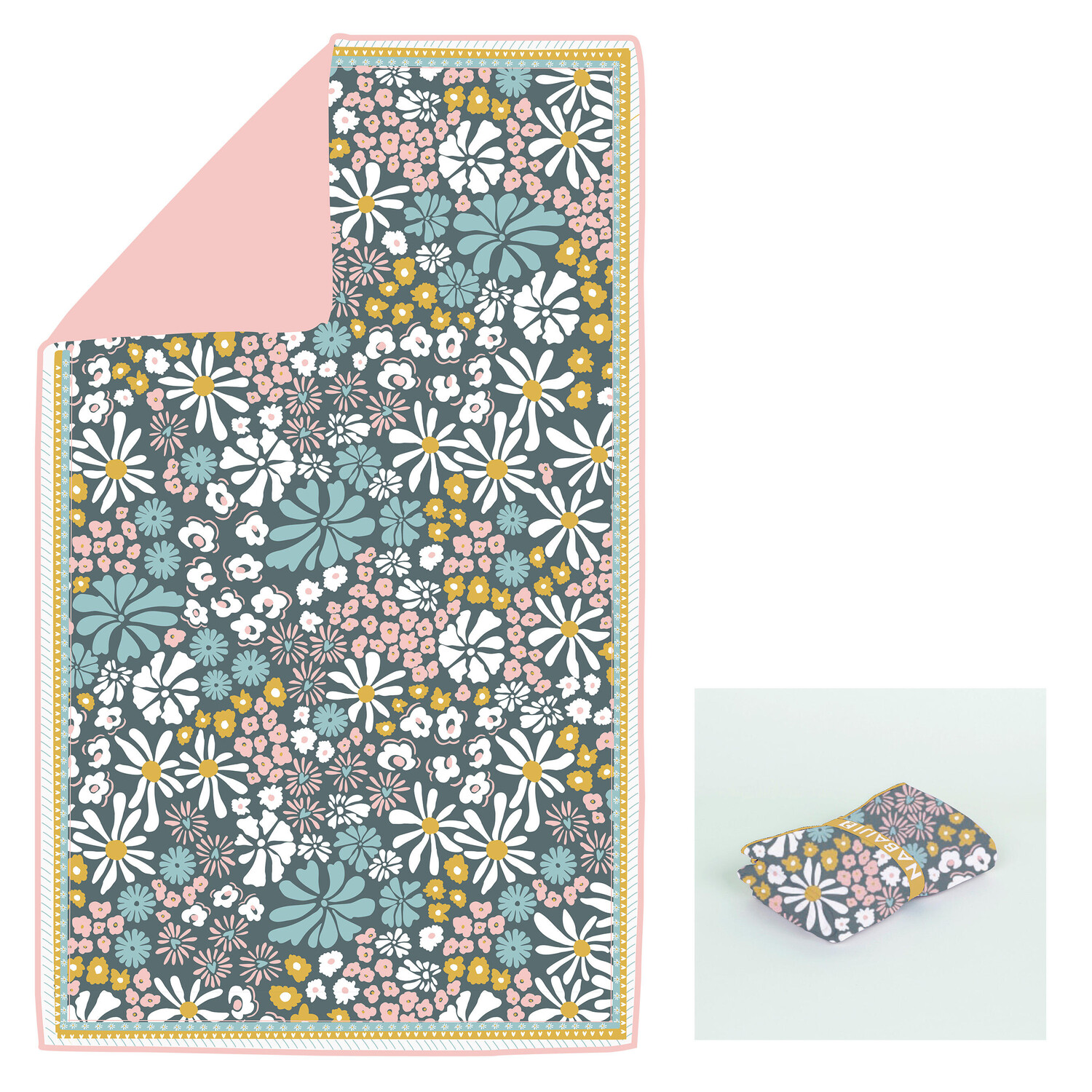 Компактное полотенце для плавания из микрофибры, размер L 80 x 130 см - распечатать Nabaiji
Компактное полотенце для плавания из микрофибры, размер L 80 x 130 см - распечатать Nabaiji