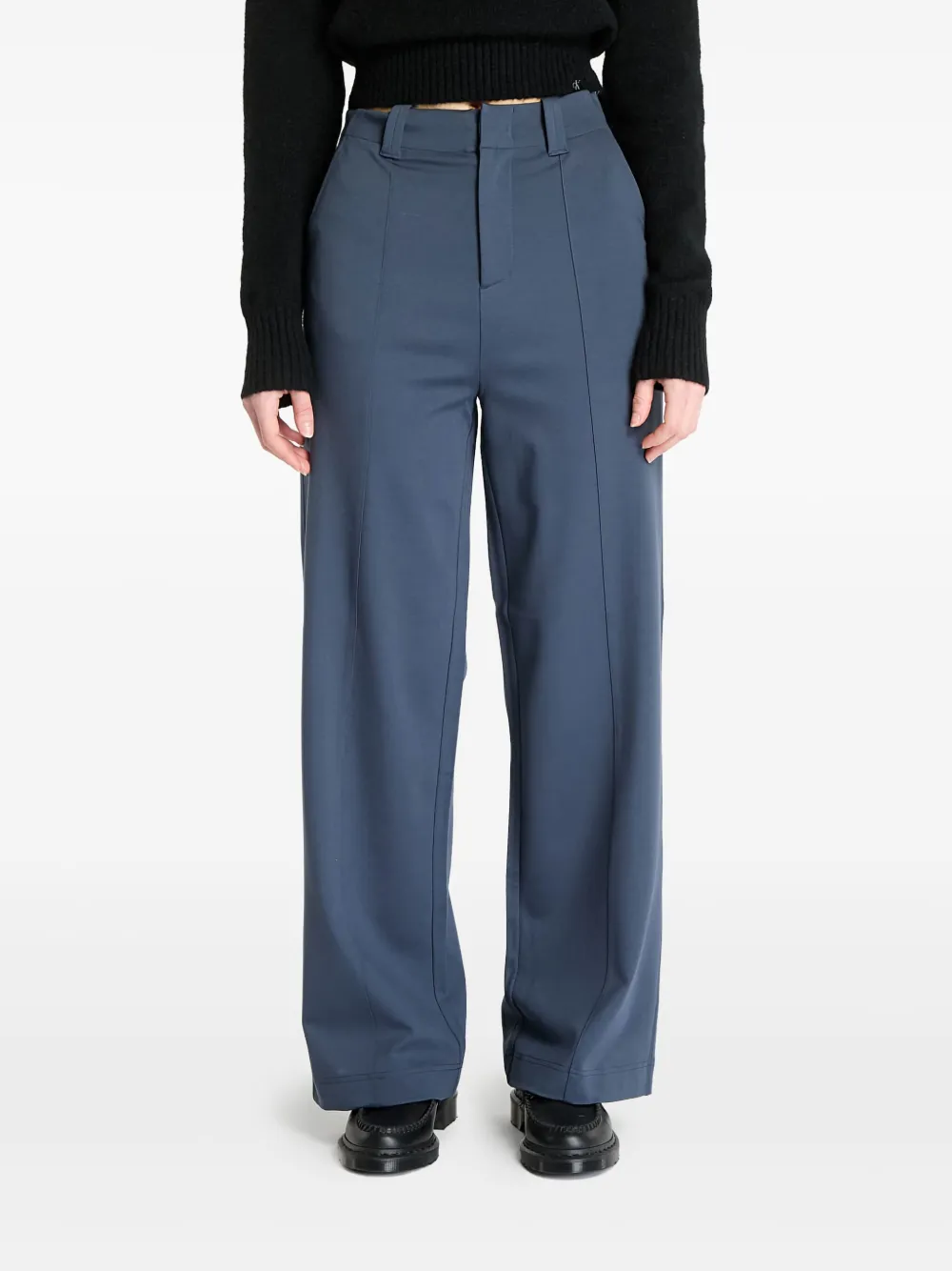 Брюки строгого кроя с завышенной талией Calvin Klein, синий
Брюки строгого кроя с завышенной талией Calvin Klein, синий