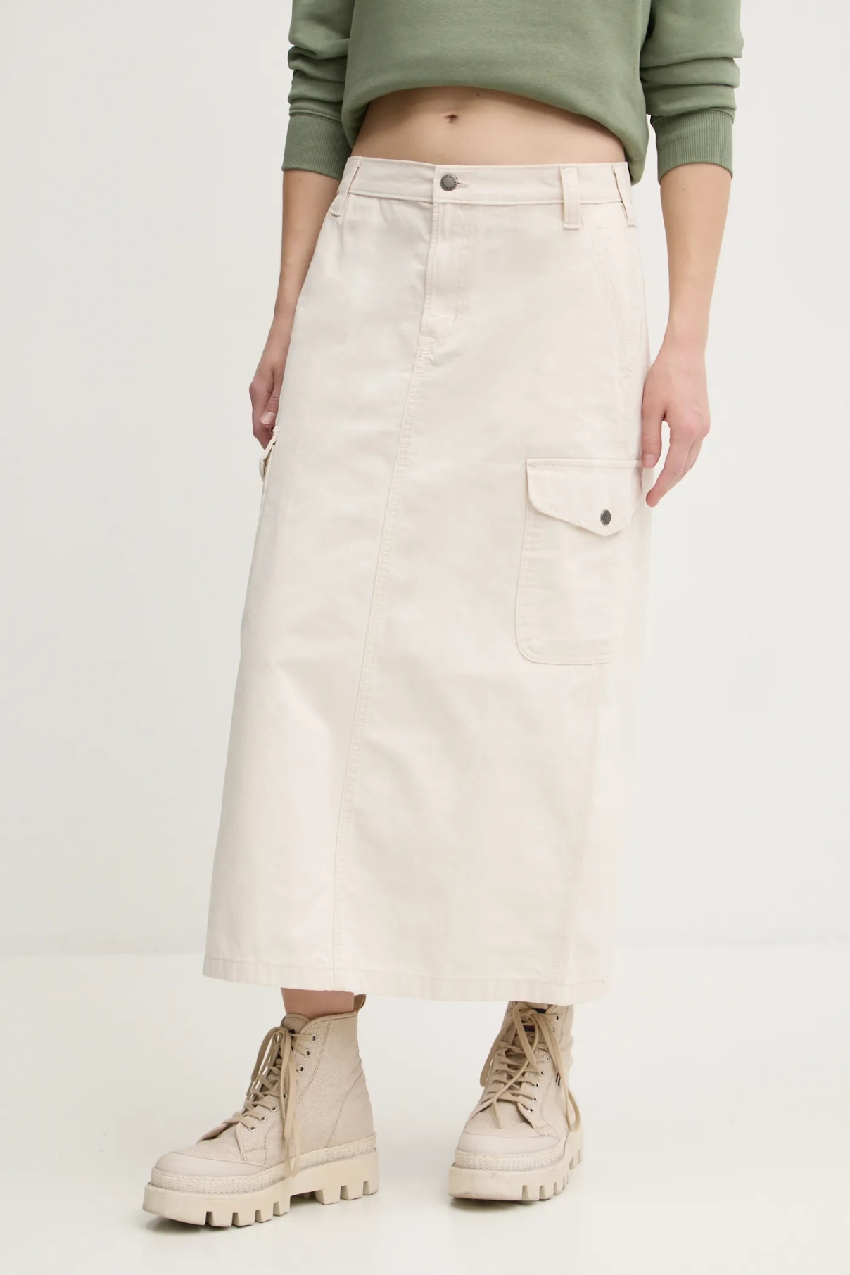 Юбка из хлопка DUCK CANVAS Dickies, бежевый
Юбка из хлопка DUCK CANVAS Dickies, бежевый