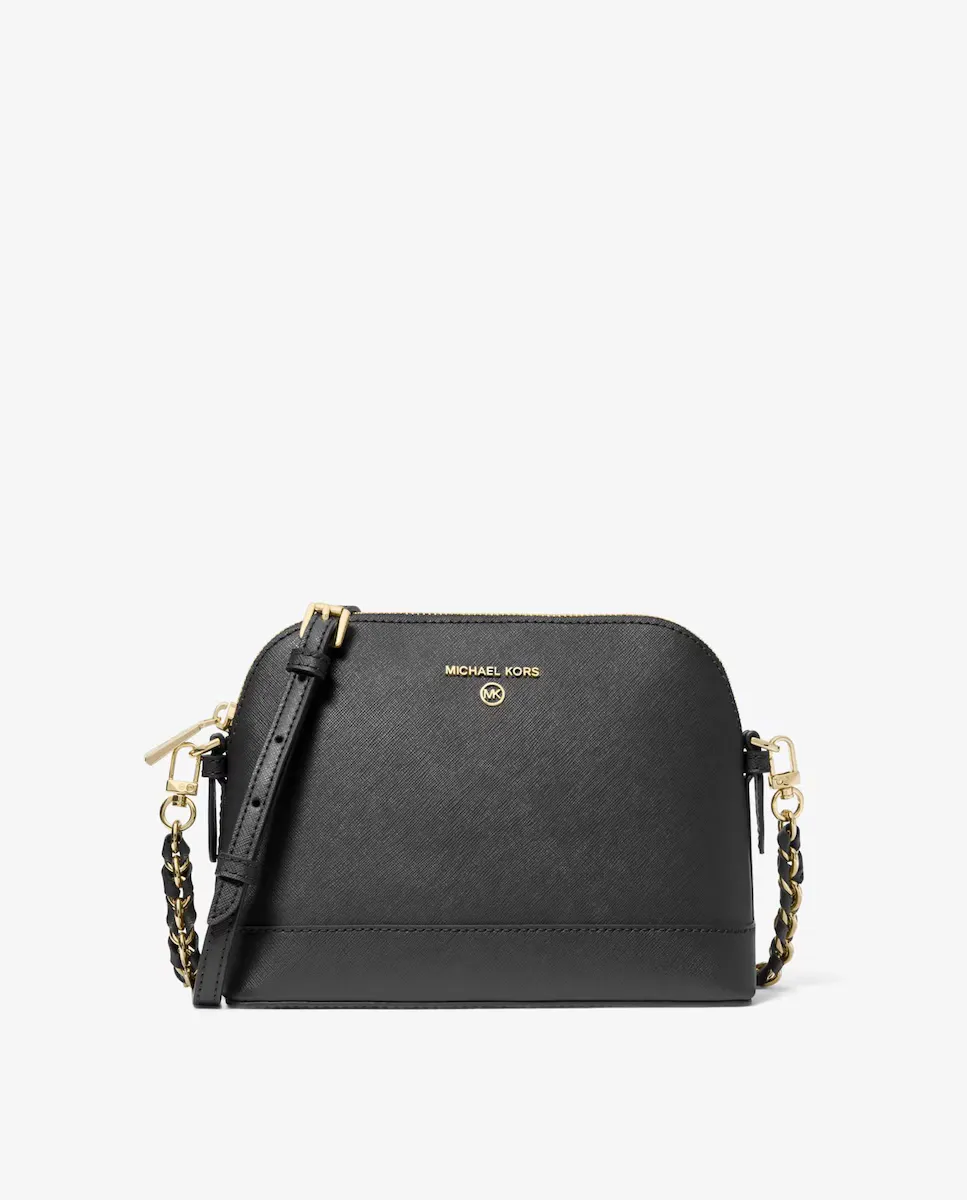 Женская кожаная сумка через плечо с золотыми аппликациями Michael Michael Kors, черный
Женская кожаная сумка через плечо с золотыми аппликациями Michael Michael Kors, черный