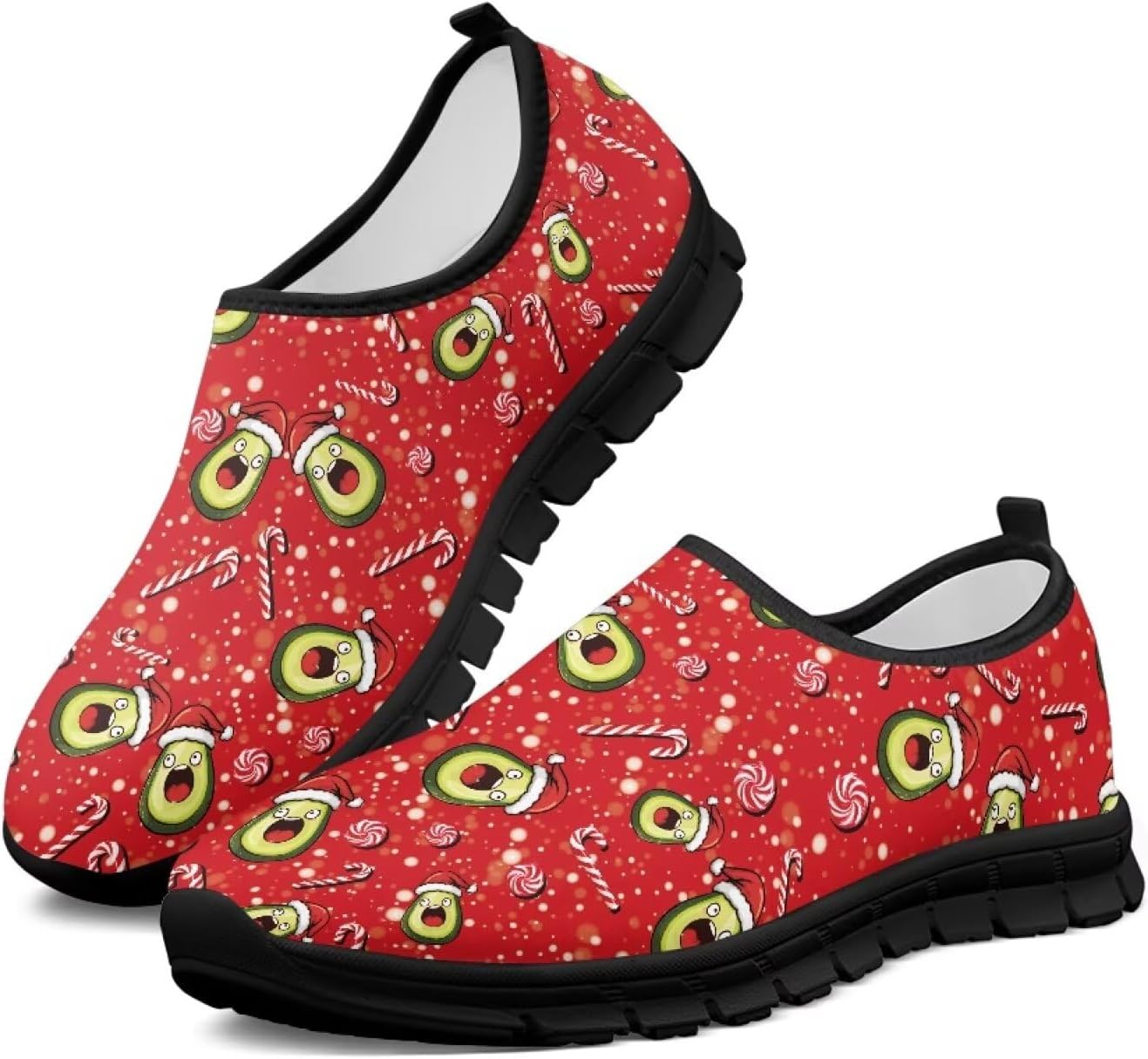 Рождественские кроссовки для женщин для бега по дороге, ходьбы и тенниса, дышащие легкие обувь, подарок для семьи Chririnla, Christmas Avocado Print
Рождественские кроссовки для женщин для бега по дороге, ходьбы и тенниса, дышащие легкие обувь, подарок для семьи Chririnla, Christmas Avocado Print