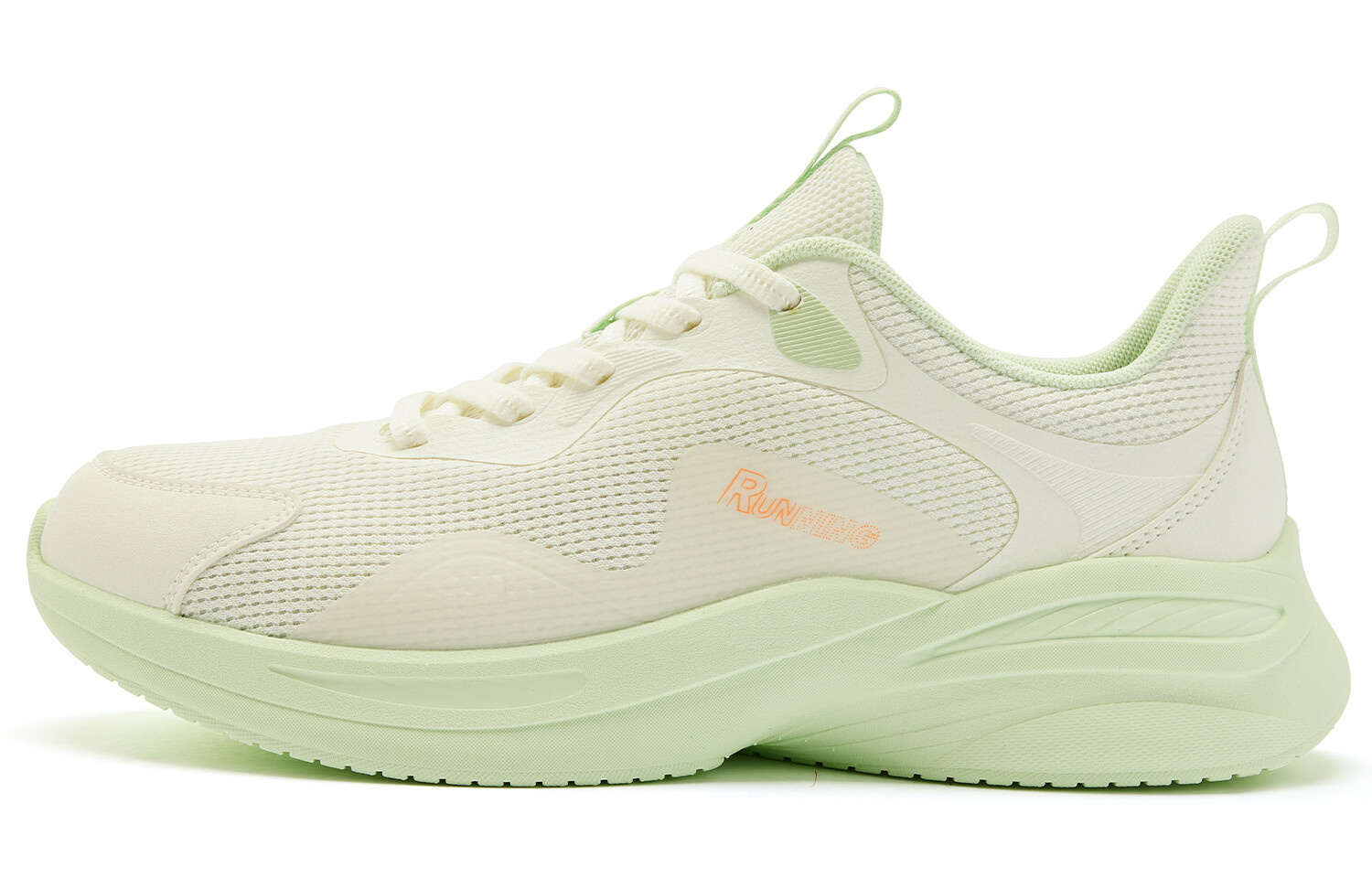 Кроссовки женские с низким верхом цвета слоновой кости и лаймового зеленого цвета Qiaodan
Кроссовки женские с низким верхом цвета слоновой кости и лаймового зеленого цвета Qiaodan