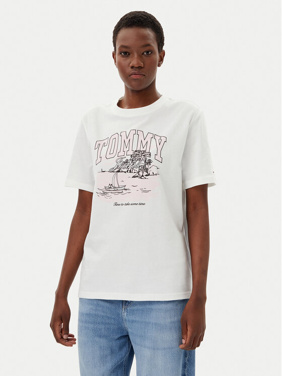 Футболка свободного кроя Tonal Tropics DW0DW21343 Tommy Jeans, экрю
Футболка свободного кроя Tonal Tropics DW0DW21343 Tommy Jeans, экрю