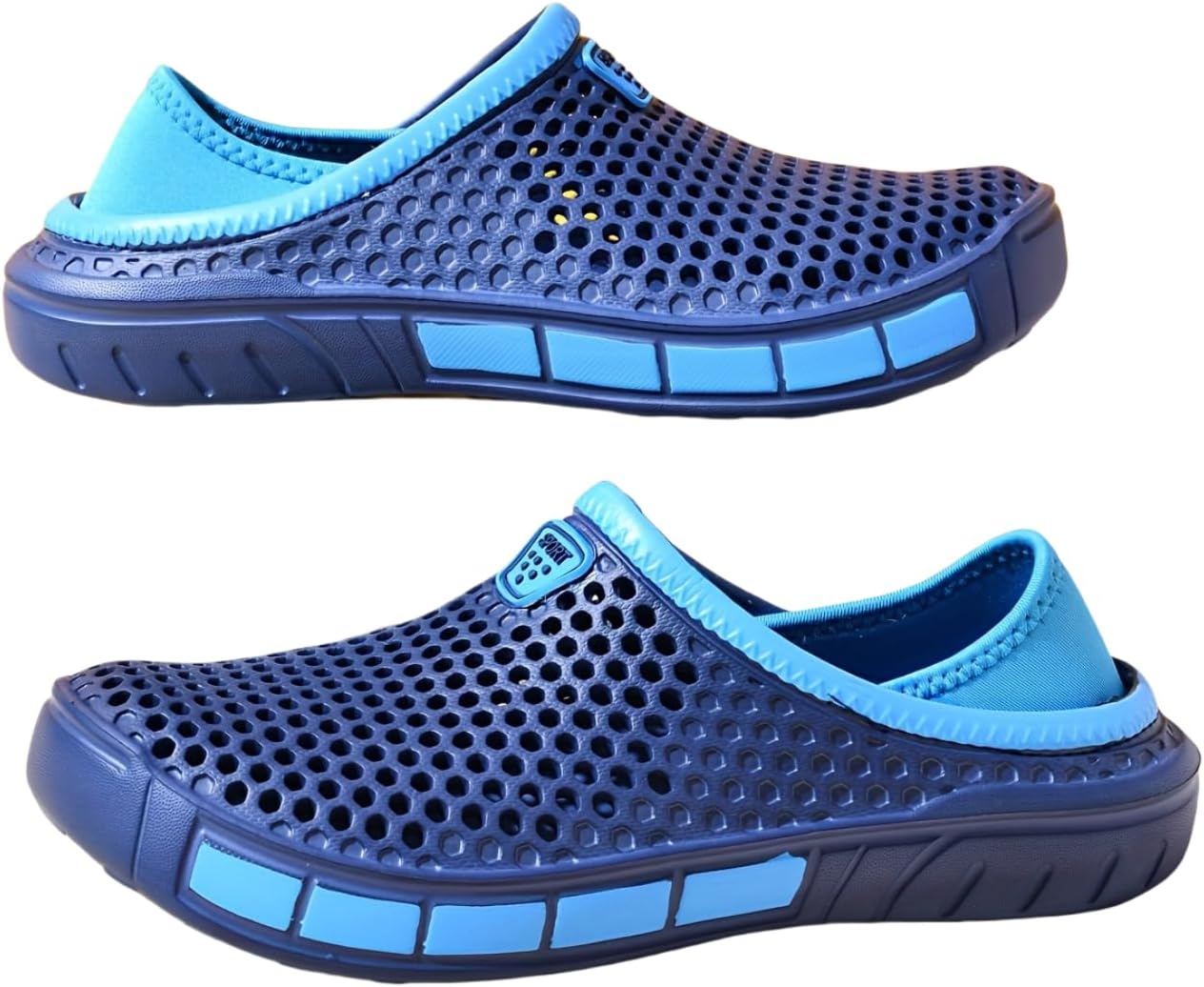 Мужские шлепанцы с EVA подошвой, с закрытым носком для работы, сада и дома, удобные для улицы и пляжа Hhhchpm, синий
Мужские шлепанцы с EVA подошвой, с закрытым носком для работы, сада и дома, удобные для улицы и пляжа Hhhchpm, синий