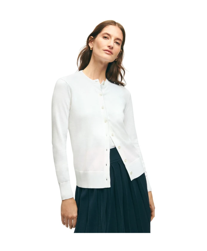 Кардиган из хлопка Supima Brooks Brothers, белый
Кардиган из хлопка Supima Brooks Brothers, белый