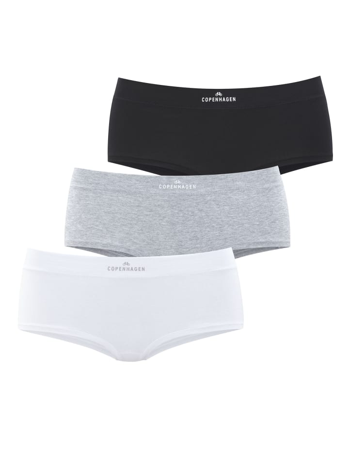 Copenhagen Studios Трусики черного, белого и светло-серого цвета
Copenhagen Studios Трусики черного, белого и светло-серого цвета