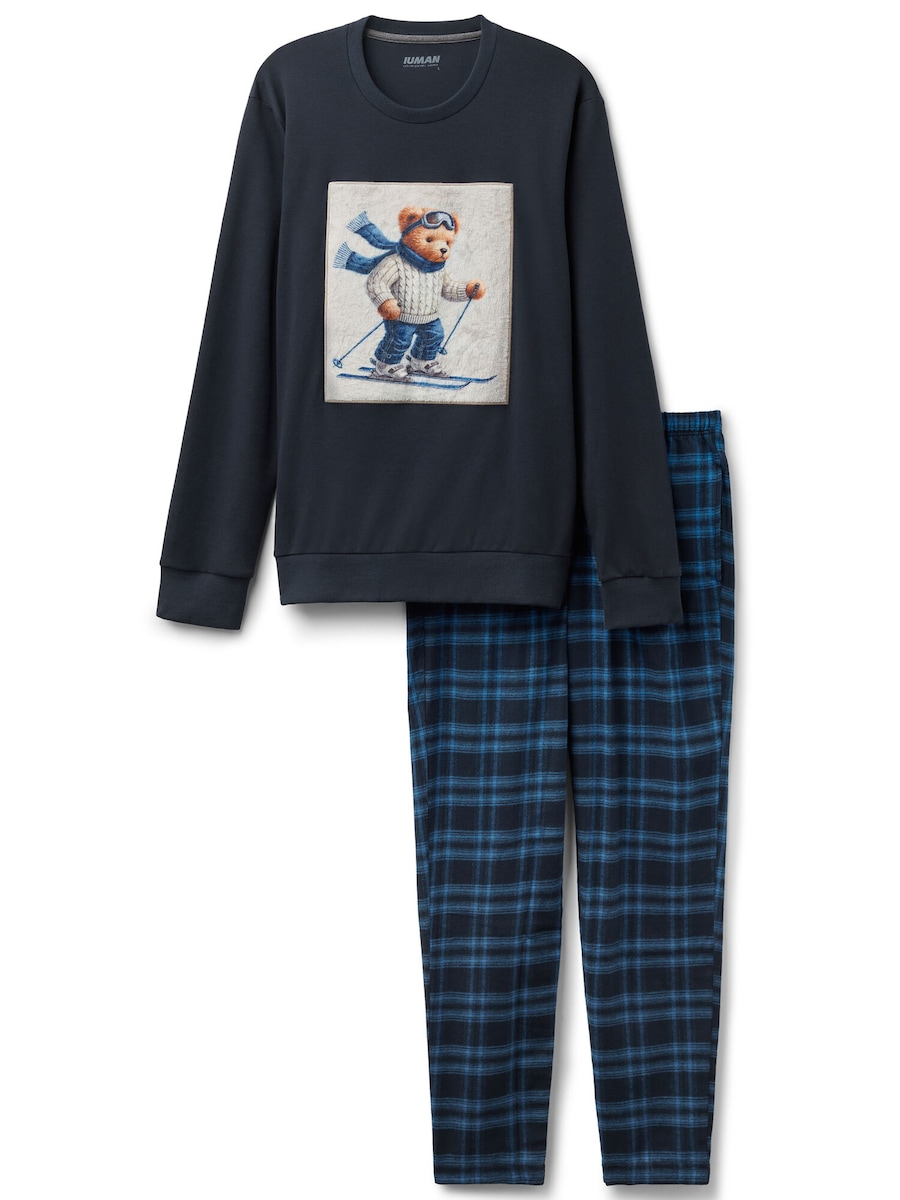 Длинная пижама INTIMISSIMI, синий/ночно-синий
Длинная пижама INTIMISSIMI, синий/ночно-синий