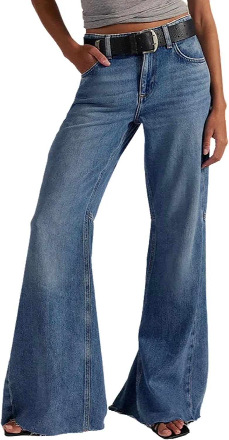 Джинсы Bell Bottom для женщин, винтажные 70-х, с высокой посадкой Xadsfeel
Джинсы Bell Bottom для женщин, винтажные 70-х, с высокой посадкой Xadsfeel