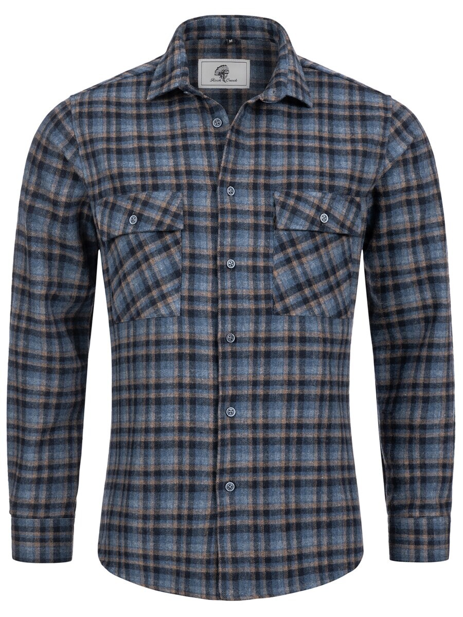 Рубашка на пуговицах стандартного кроя Rock Creek, синий/ночной синий
Рубашка на пуговицах стандартного кроя Rock Creek, синий/ночной синий