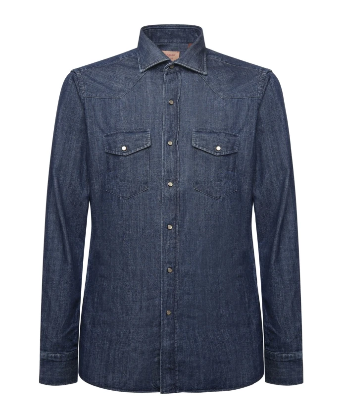 Джинсовая рубашка Borriello Napoli, синий
Джинсовая рубашка Borriello Napoli, синий