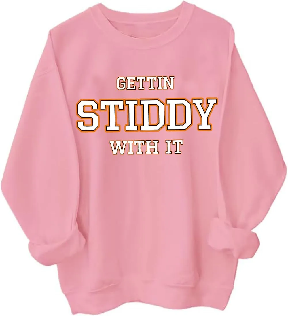 Свитшут Gettin Stiddy With It с длинным рукавом BTGRL
Свитшут Gettin Stiddy With It с длинным рукавом BTGRL