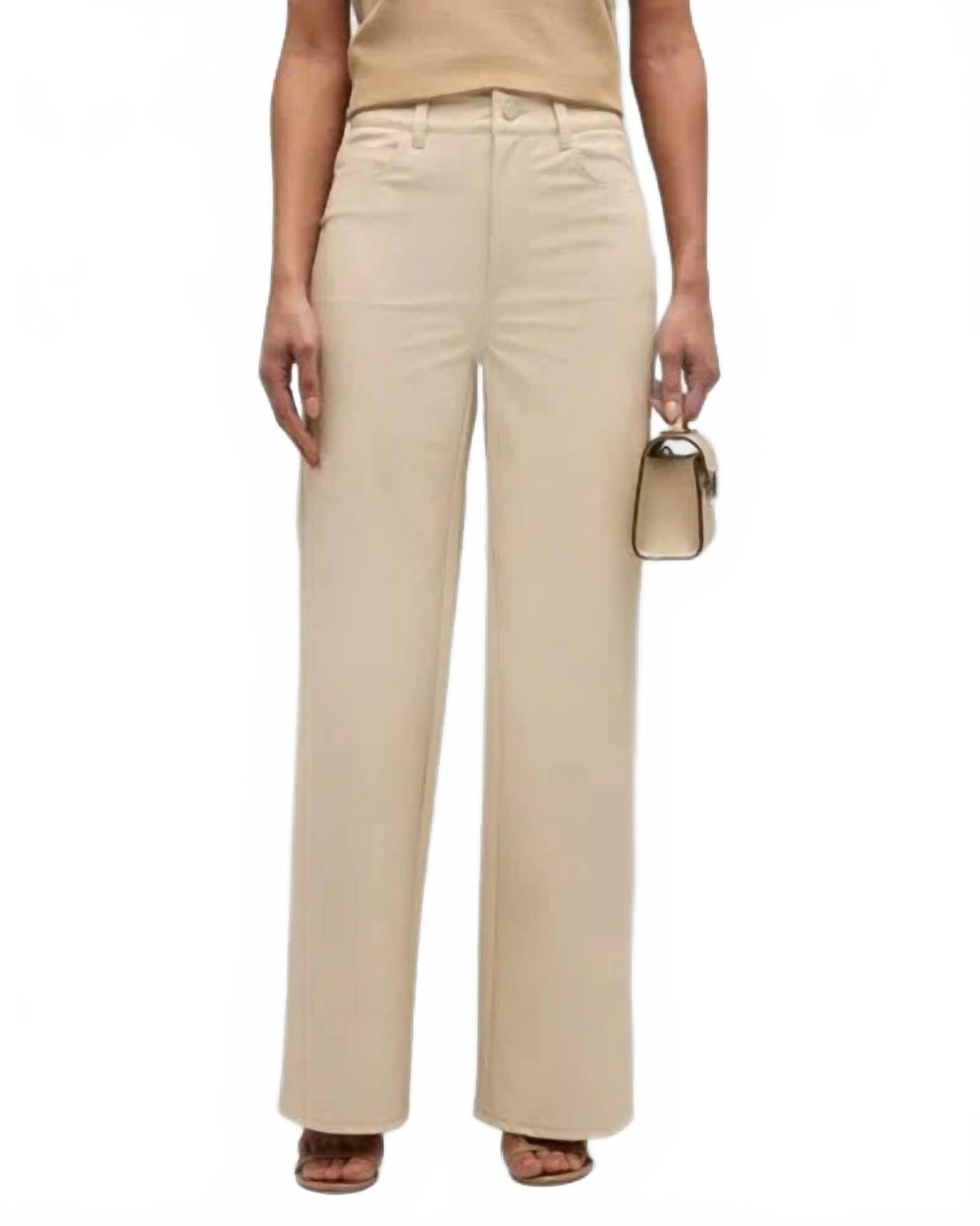 Саша брюки из экокожи в цвете экрю Paige, Ecru
Саша брюки из экокожи в цвете экрю Paige, Ecru