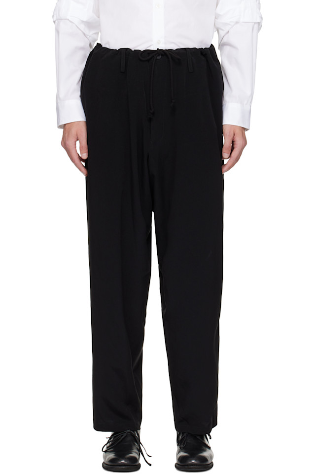 Стандартные брюки-стринги для смокинга Yohji Yamamoto, черный
Стандартные брюки-стринги для смокинга Yohji Yamamoto, черный