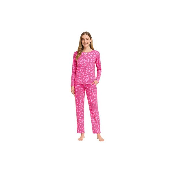 Женский пижамный комплект с длинным рукавом и капельным принтом Yafemarte, Pink
Женский пижамный комплект с длинным рукавом и капельным принтом Yafemarte, Pink