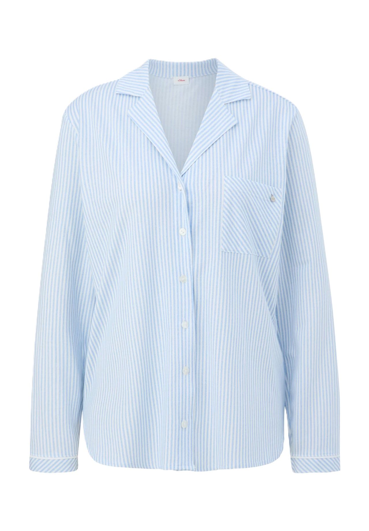 Женская пижама на каждый день с воротником с лацканами и нагрудным карманом NW для женщин S.Oliver, цвет Blue Stripes
Женская пижама на каждый день с воротником с лацканами и нагрудным карманом NW для женщин S.Oliver, цвет Blue Stripes