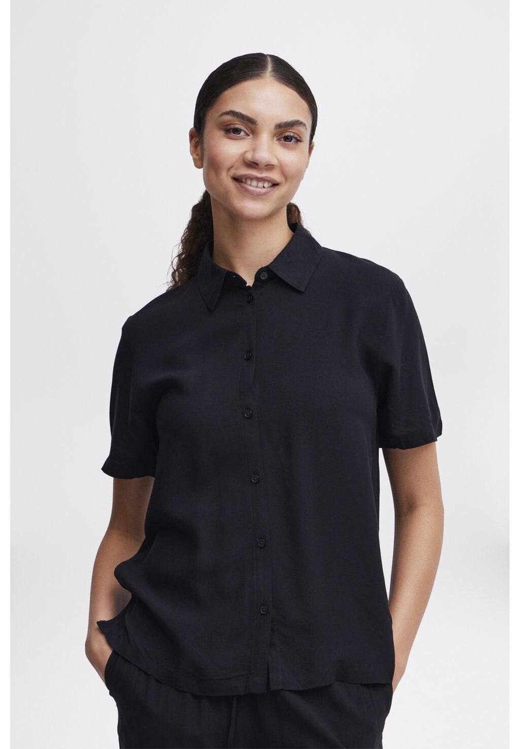 Блузка-рубашка b.young, цвет black
Блузка-рубашка b.young, цвет black