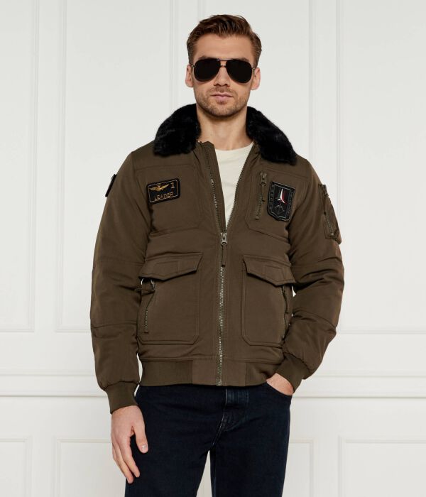 Куртка мужская Aeronautica Militare бомбер с воротником и карманами, коричневый
Куртка мужская Aeronautica Militare бомбер с воротником и карманами, коричневый