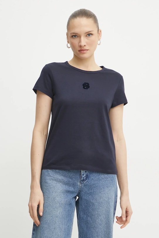 Хлопковая футболка Boss, темно-синий
Хлопковая футболка Boss, темно-синий