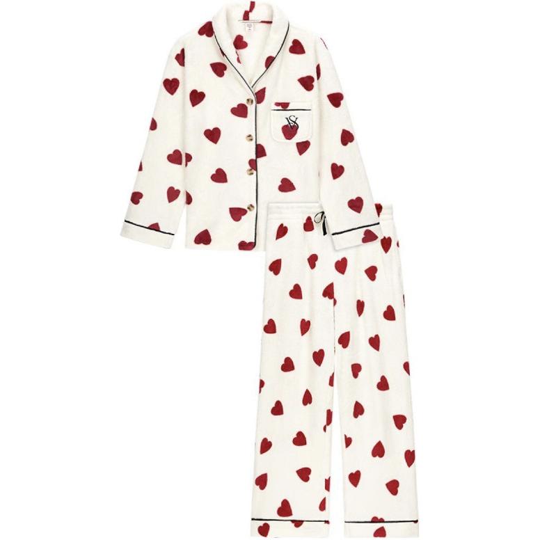 Комплект пижамы женский "Сердцебиение" белый Victoria's Secret
Комплект пижамы женский "Сердцебиение" белый Victoria's Secret