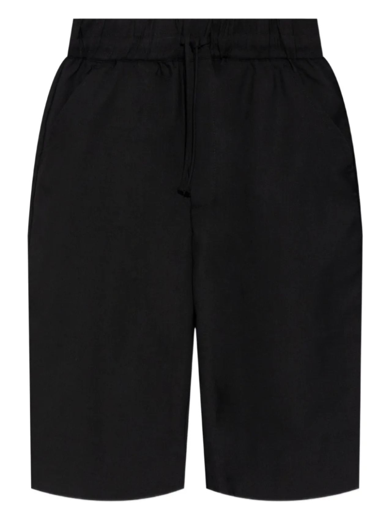 Хлопковые шорты-бермуды Officine Generale, черный 
Хлопковые шорты-бермуды Officine Generale, черный