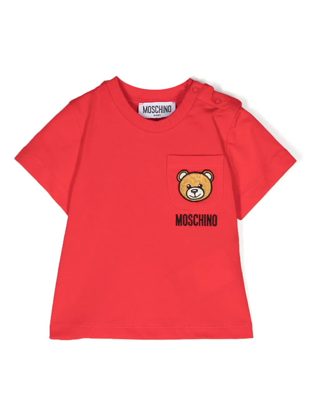 Футболка с нашивкой Teddy Bear Moschino Kids, красный
Футболка с нашивкой Teddy Bear Moschino Kids, красный