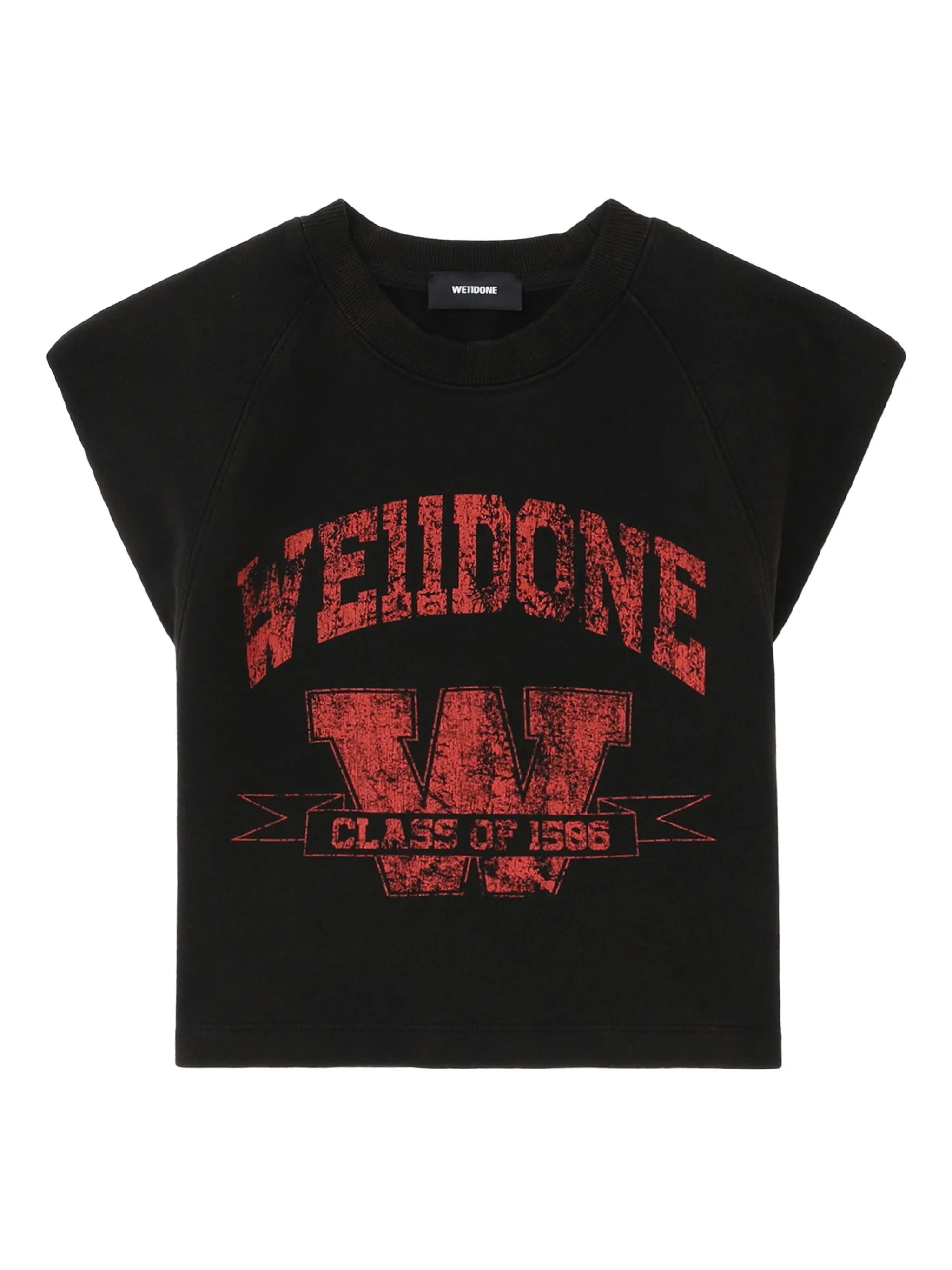 Укороченный топ с графичным принтом We11Done, черный
Укороченный топ с графичным принтом We11Done, черный