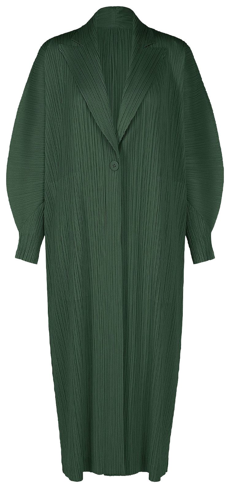 Пальто Pleats Please Issey Miyake, декабрьские цвета, зеленый
Пальто Pleats Please Issey Miyake, декабрьские цвета, зеленый