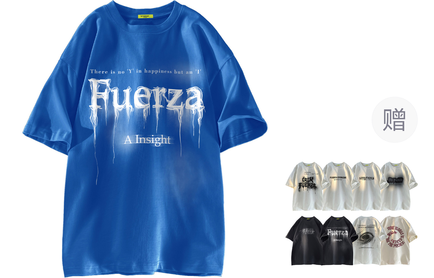 Футболка унисекс FUERZA, синий
Футболка унисекс FUERZA, синий