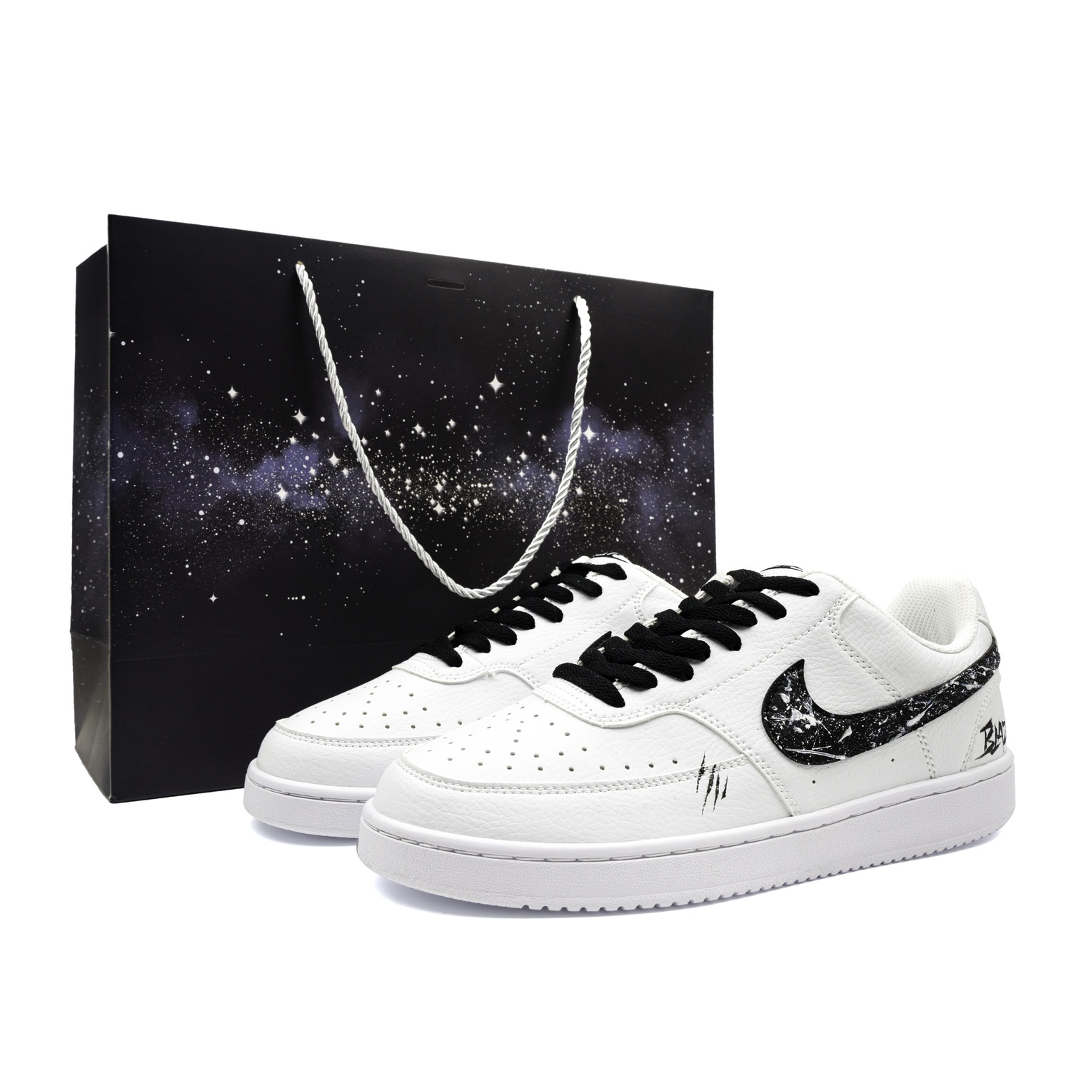 Court Vision Scorched Path сумка для покупок с противоскользящей амортизацией, устойчивая к истиранию, дышащая, низкие Nike, черный
Court Vision Scorched Path сумка для покупок с противоскользящей амортизацией, устойчивая к истиранию, дышащая, низкие Nike, черный