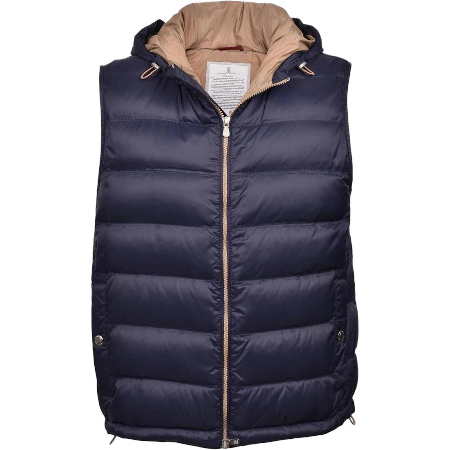 Brunello Cucinelli Жилет мужской синий с несъемным капюшоном Moderate Others
Brunello Cucinelli Жилет мужской синий с несъемным капюшоном Moderate Others