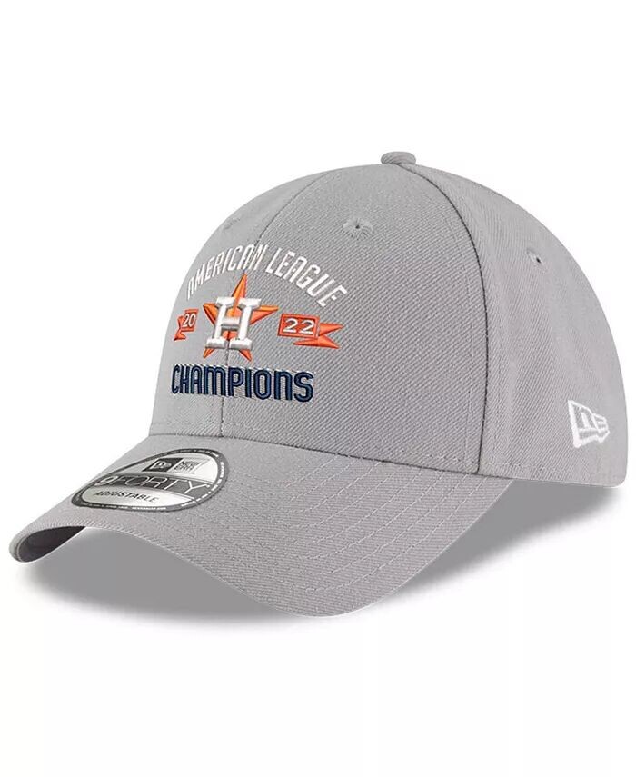 Мужская серая регулируемая кепка Houston Astros 2022 American League Champions 9FORTY New Era
Мужская серая регулируемая кепка Houston Astros 2022 American League Champions 9FORTY New Era