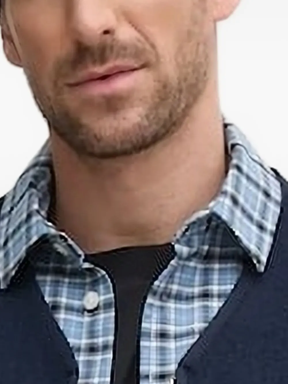 Хлопковая рубашка SAMSOE SAMSOE, синий 
Хлопковая рубашка SAMSOE SAMSOE, синий