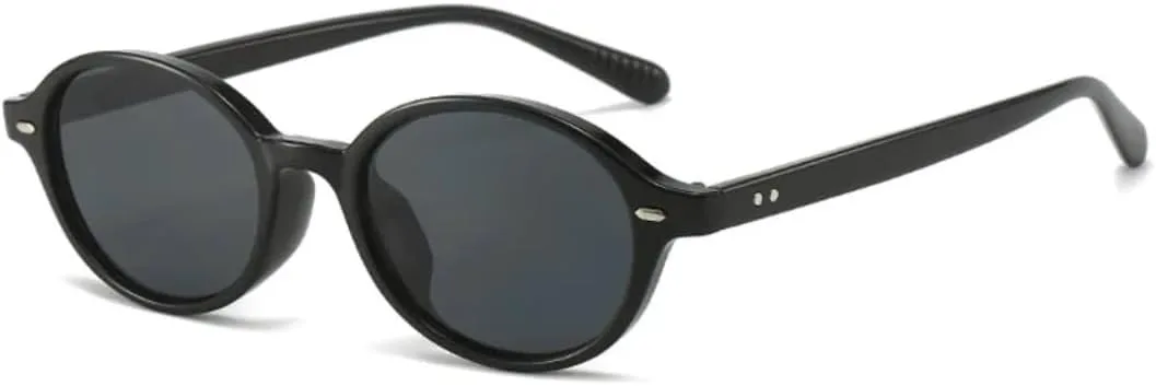 Роскошные солнцезащитные очки в маленькой оправе с овальными заклепками для женщин и мужчин, модные, с защитой от УФ-излучения UV400 TOIPASTN, Black Gray
Роскошные солнцезащитные очки в маленькой оправе с овальными заклепками для женщин и мужчин, модные, с защитой от УФ-излучения UV400 TOIPASTN, Black Gray