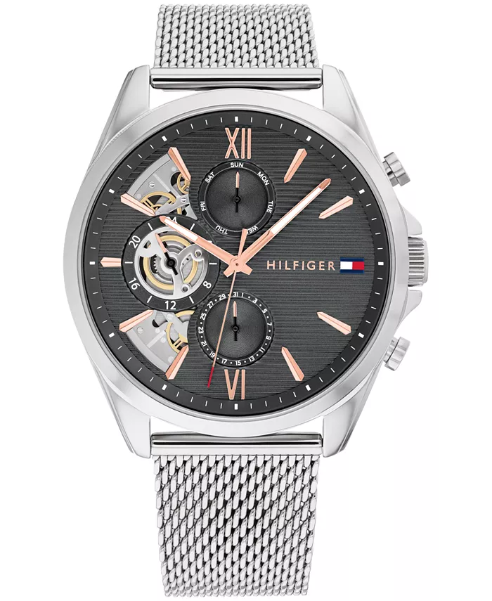 Мужские многофункциональные часы из нержавеющей стали серебристого цвета, 43.5 мм Tommy Hilfiger
Мужские многофункциональные часы из нержавеющей стали серебристого цвета, 43.5 мм Tommy Hilfiger