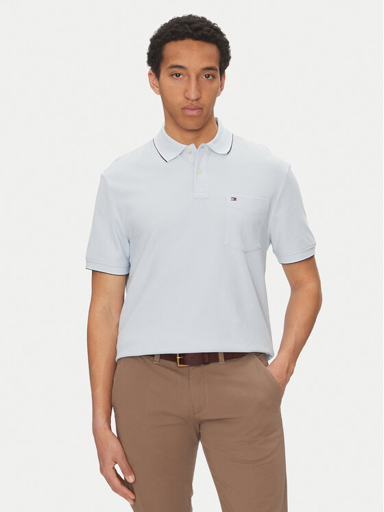 Рубашка поло классического кроя MW0MW38457 Tommy Hilfiger, голубой
Рубашка поло классического кроя MW0MW38457 Tommy Hilfiger, голубой