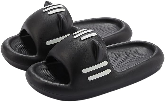 FSwinder Cat Slides- летние милые тапочки с мультяшными котиками, нескользящие, с открытым носком и легкой подошвой, повседневные, унисекс, пляжные, черный
FSwinder Cat Slides- летние милые тапочки с мультяшными котиками, нескользящие, с открытым носком и легкой подошвой, повседневные, унисекс, пляжные, черный
