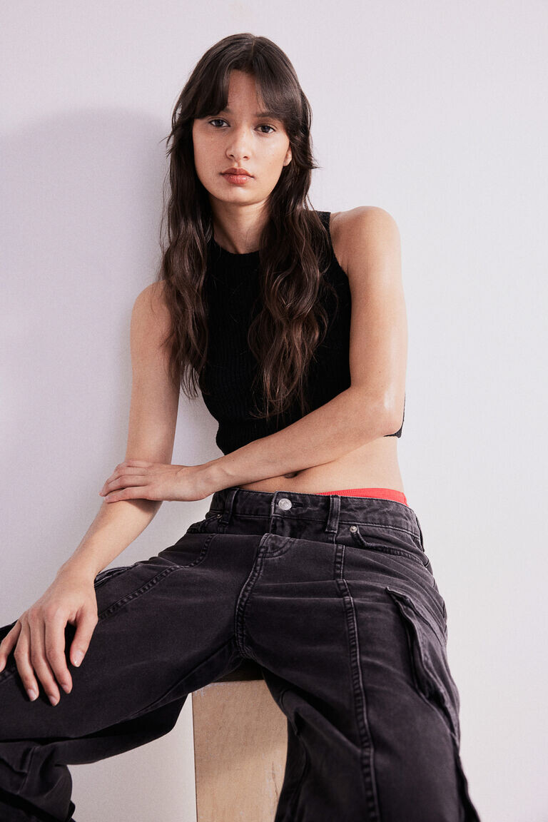 Свитер-жилет H&M, черный
Свитер-жилет H&M, черный