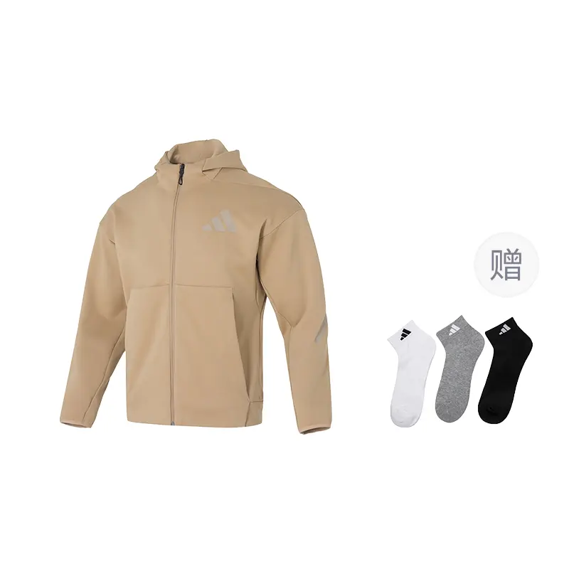 Z.N.E. Full Zip Hooded Track Jacket Adidas, коричневый (comes with 3 pairs of adidas socks)
Z.N.E. Full Zip Hooded Track Jacket Adidas, коричневый (comes with 3 pairs of adidas socks)