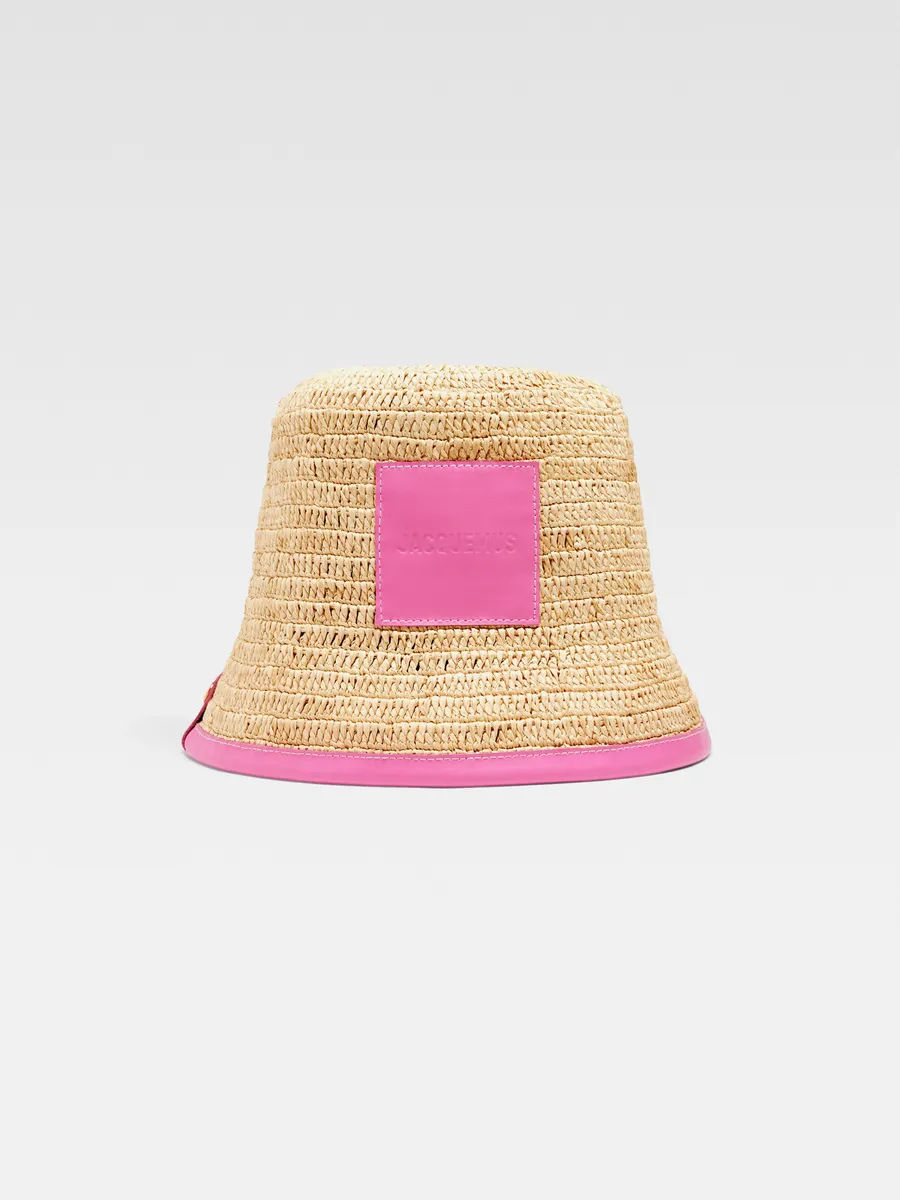 Панама из рафии Ле Боб Соли Jacquemus, неоново-розовый
Панама из рафии Ле Боб Соли Jacquemus, неоново-розовый