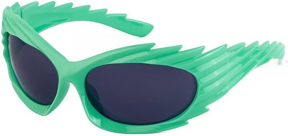 Прямоугольные солнцезащитные очки в стиле панк с шипами, женские спортивные солнцезащитные очки, черные, ретро, очки с защитой от УФ-излучения UV400 HYYZZC, C5greengray
Прямоугольные солнцезащитные очки в стиле панк с шипами, женские спортивные солнцезащитные очки, черные, ретро, очки с защитой от УФ-излучения UV400 HYYZZC, C5greengray