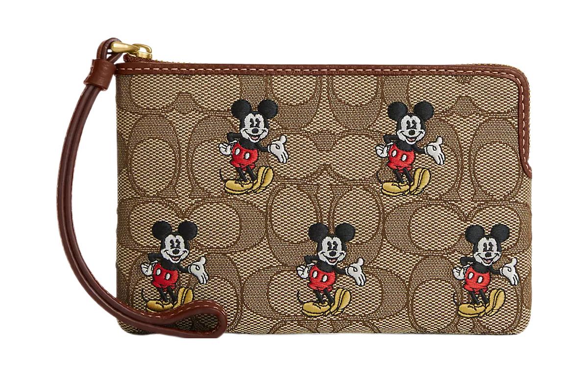 Кошелек из галечной кожи Trumpets для женщин, латунь, хаки и розовое дерево, разноцветный COACH 
Кошелек из галечной кожи Trumpets для женщин, латунь, хаки и розовое дерево, разноцветный COACH