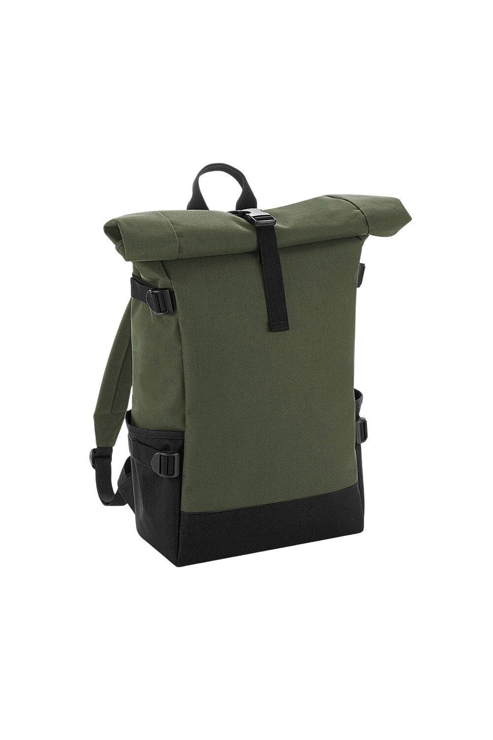 Рюкзак с блочным верхом и роллетами Bagbase, зеленый
Рюкзак с блочным верхом и роллетами Bagbase, зеленый